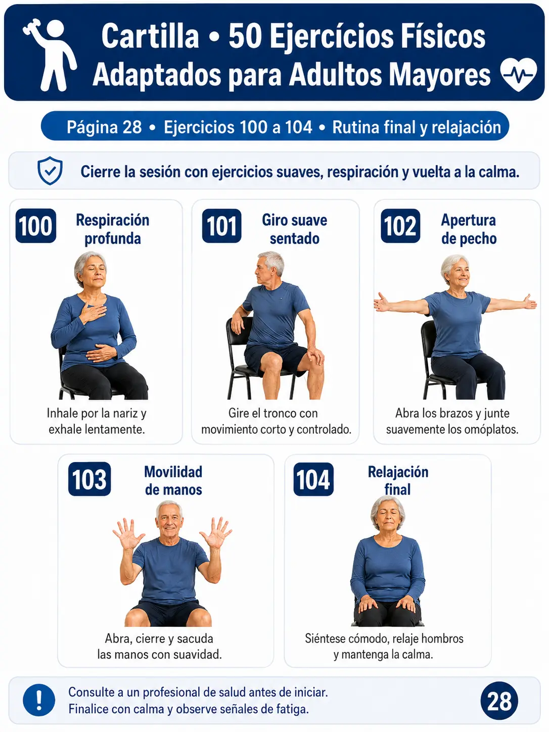 Rutina final y relajación