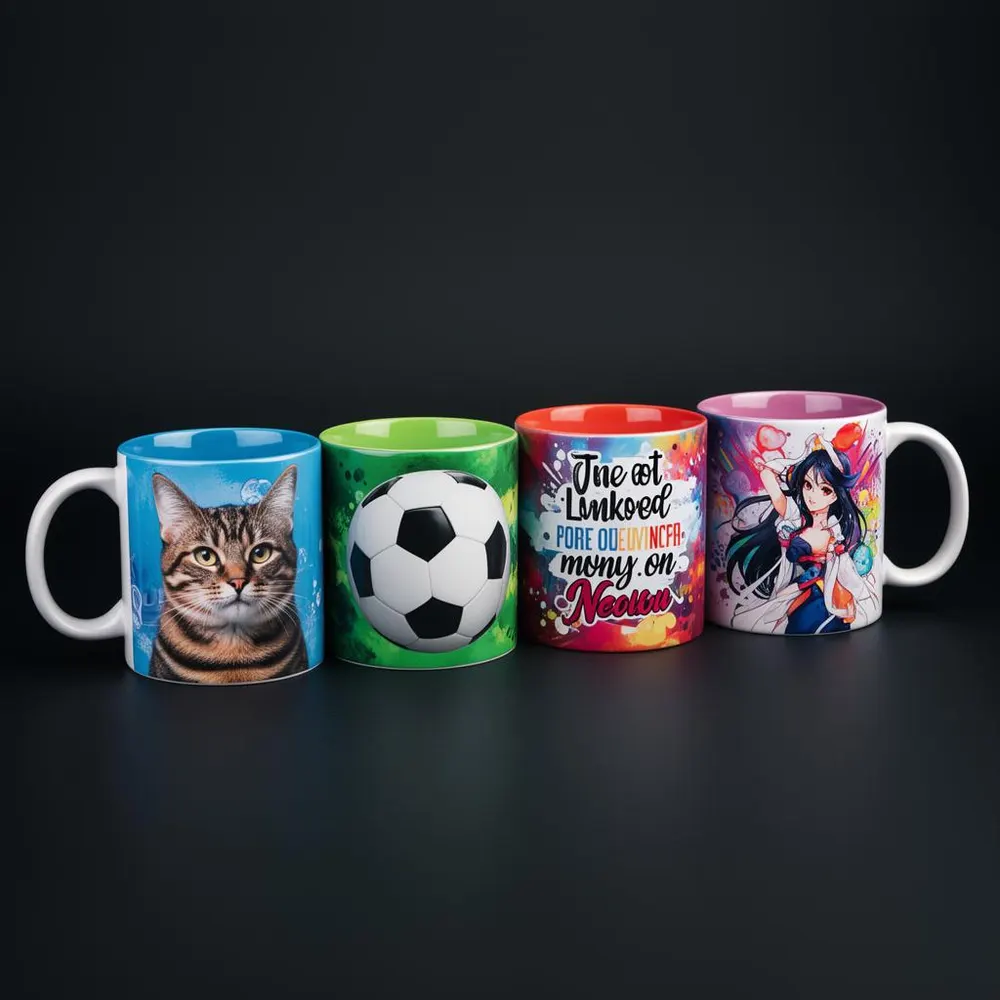 Tazas personalizadas impresas con diseños del Mega Pack